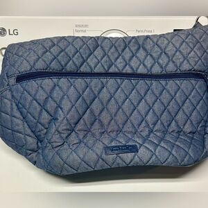 Vera Bradley Moonlight Navy Denim Shoulder Bag